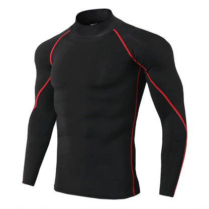 Men Sport T-shirt Fitness Tight