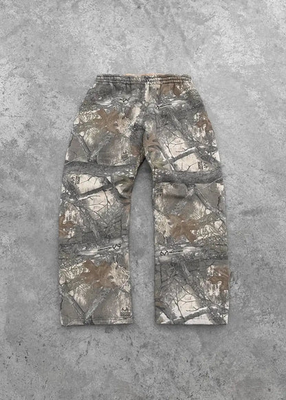 Tracksuit Men New Street Hip Hop Oversized Camo Hoodies