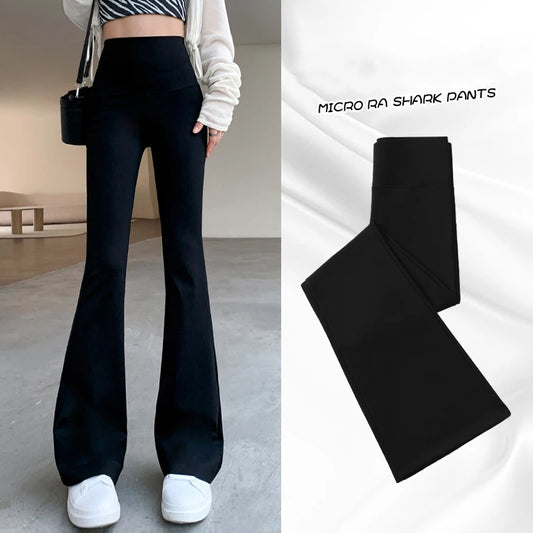 Women Flare Pants Slim High Waist Streetwear Leggings