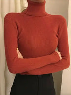 Women Sweater Knitted Soft Pullovers Cashmere