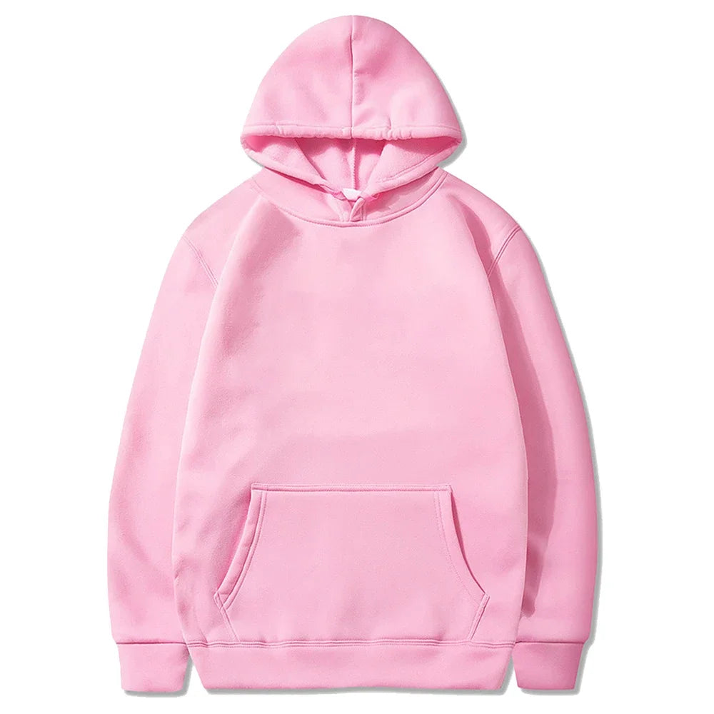 Fleece Warm Hoodies Spring Autumn Pullovers Fashion Sweatshirts Top