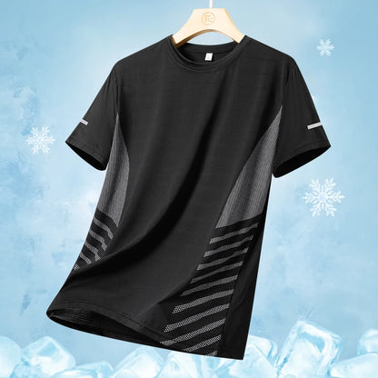 Running T-shirt Men Summer Quick Dry Short Sleeve