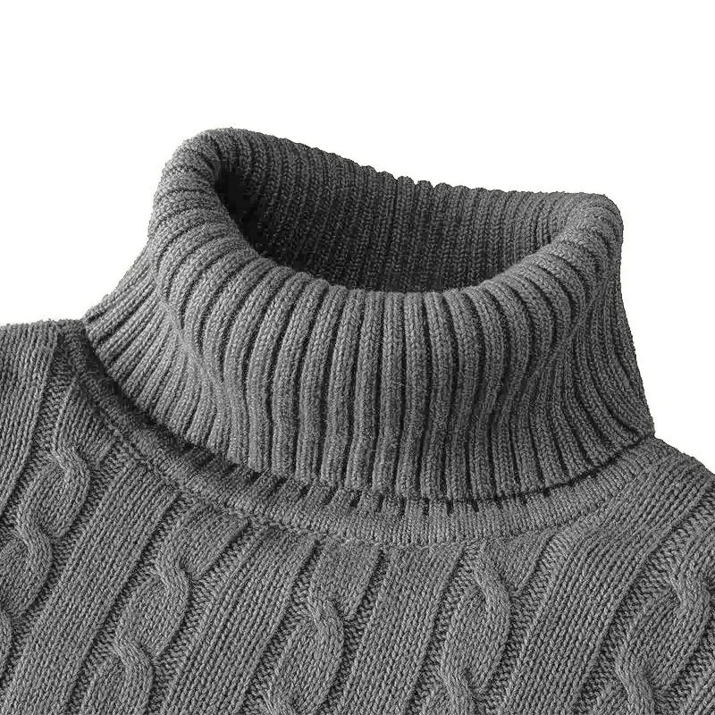 Men's Long Sleeve Knitted Sweaters Casual Pullover
