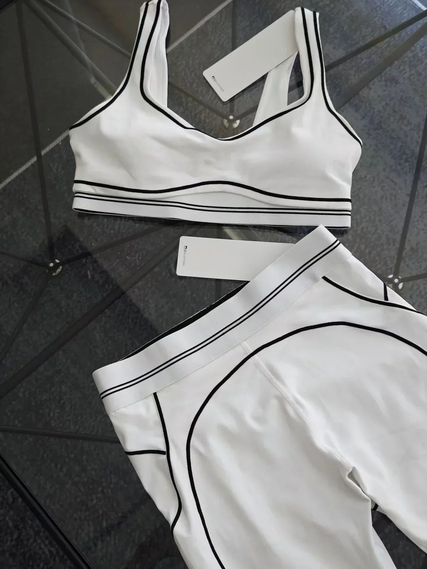 Sport Bra for Women Slimming Elastic Fitness Running Set