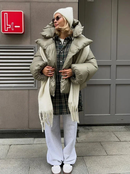 Winter Warm Cotton  Jackets Women's Loose Coat