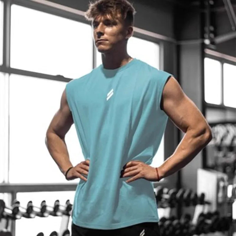 Sleeveless T-shirt Summer Fitness Sports