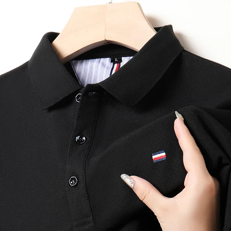 Men's Casual Fashion Polo Shirt Breathable and Comfortable Top