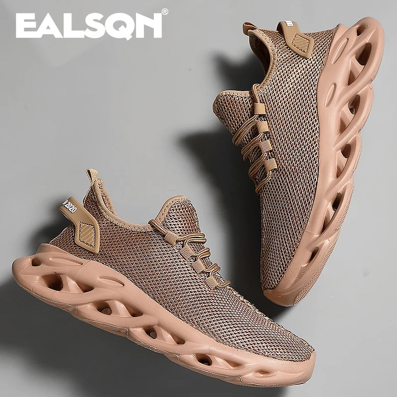 Men Sports Running Black Jogging Shoes