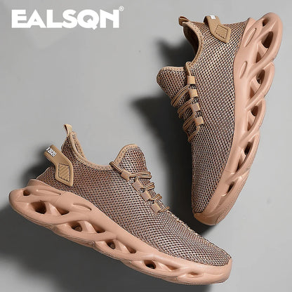 Men Sports Running Black Jogging Shoes