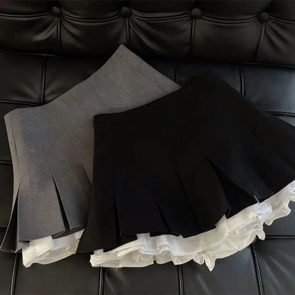 Mini Skirt Women High Waist  Skirt