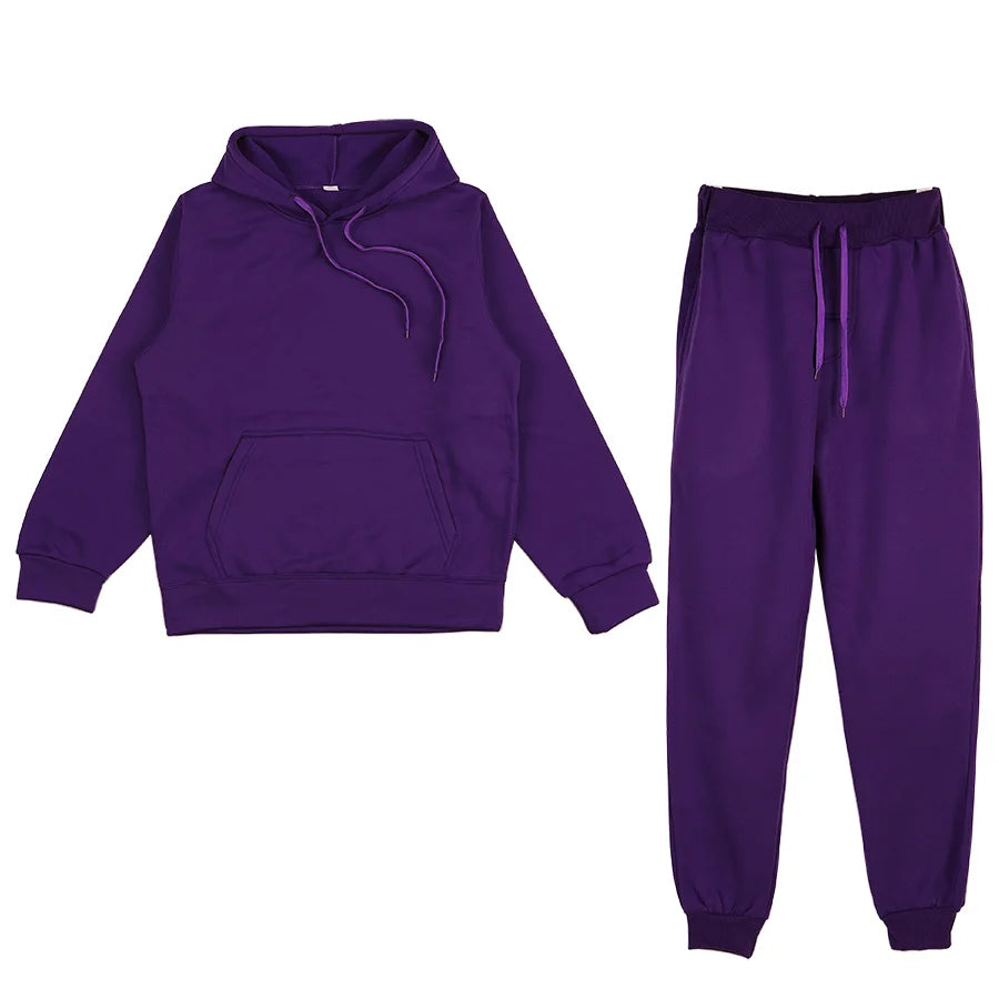 Women's Hooded Sweatshirt And Pants