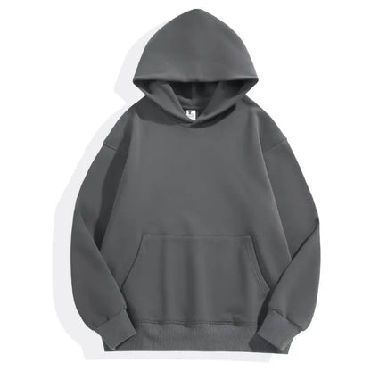 Men Thickened Tight Polar Fleece Pullover Hoodie