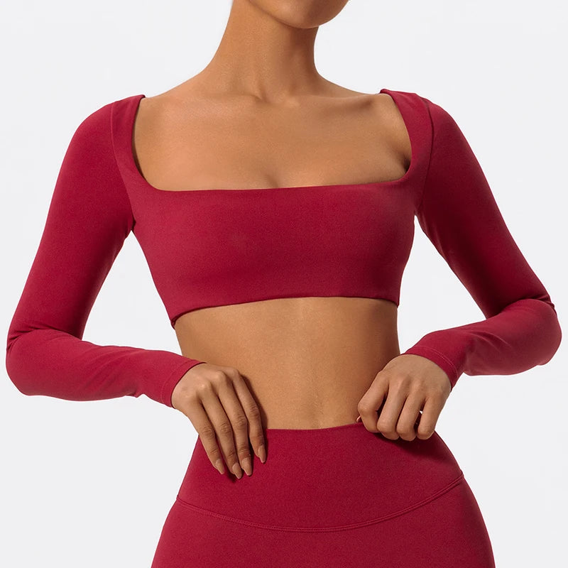 Sports Long sleeved Wear T-shirt Top