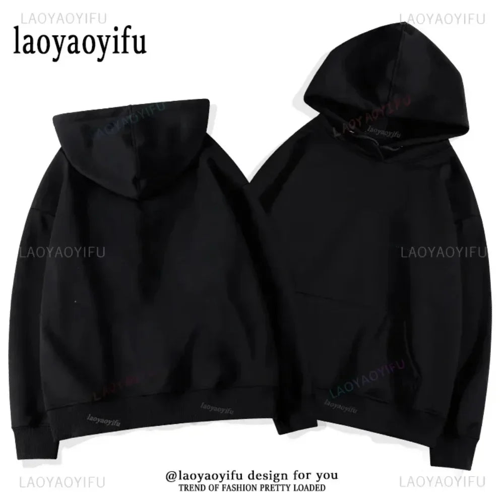 High quality Cotton hoodie women Men Sweatshirt