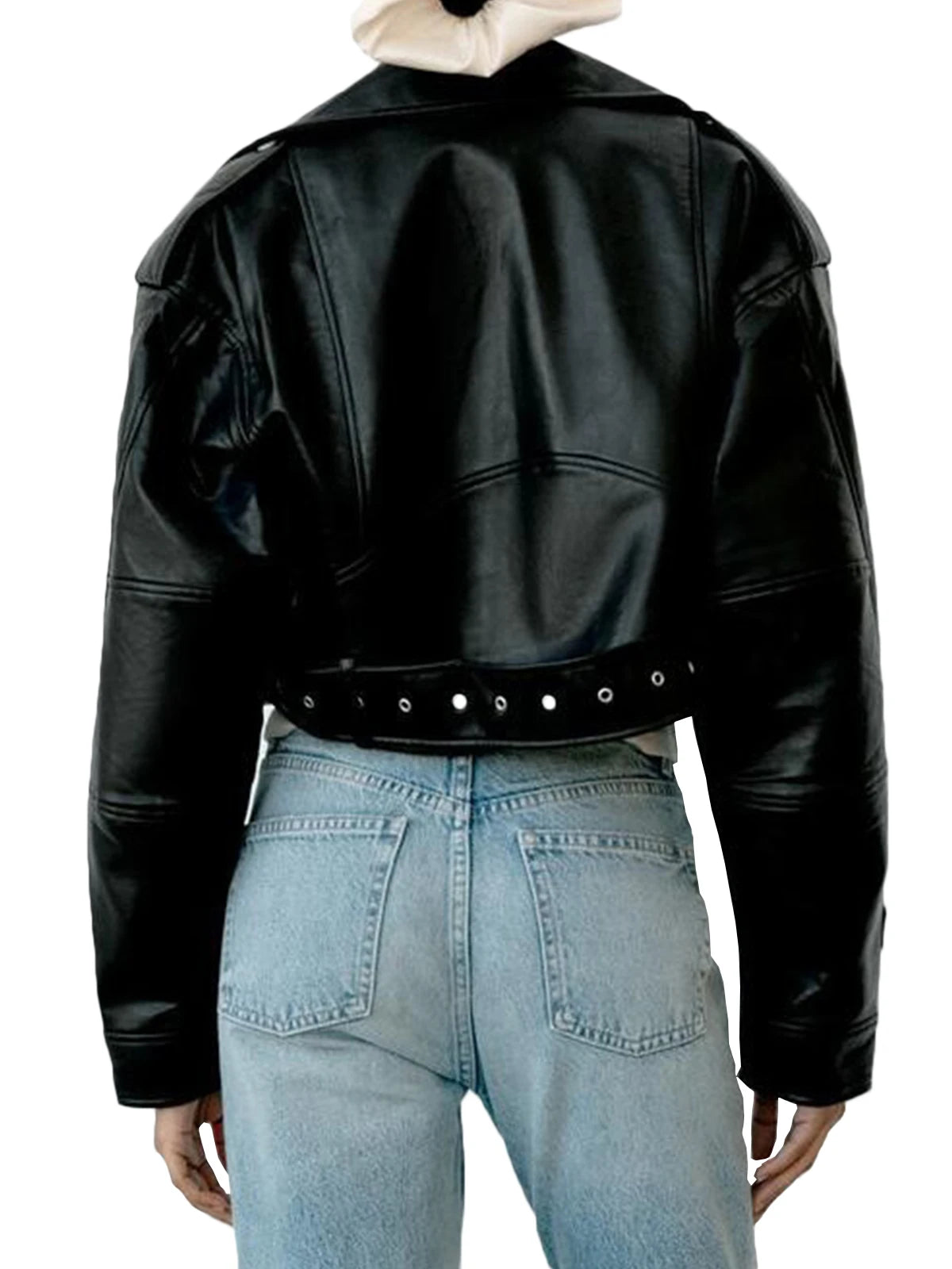 Leather Jacket High Street Motorcycle Coat