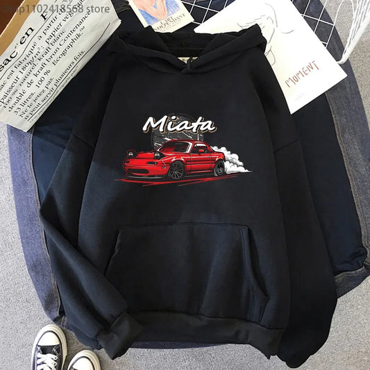 Men Hoodies Drift Jdm Sweatshirt Streetwear Unisex