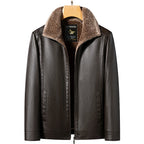 Autumn/Winter Men's Natural Leather Jacket