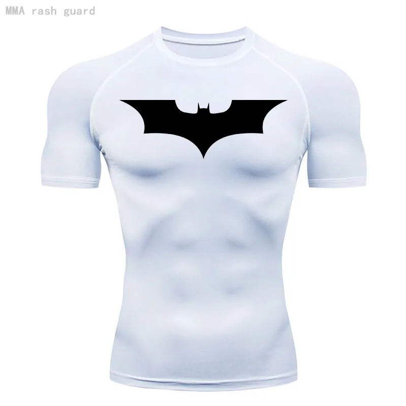 Men Short Running T Shirt Gym Sports Top Quick Dry Clothing