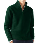 Men Sweaters Knitwear Pullovers Solid Color Long Sleeved Sweater Male Casual Daily Warm Coats