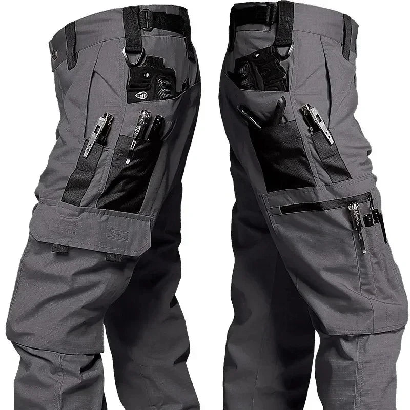 Men Waterproof  pants Outdoor Multi-pocket Wear-resistant Cargo Pant