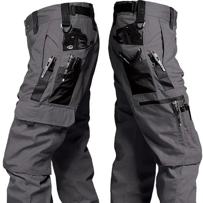 Men Waterproof  pants Outdoor Multi-pocket Wear-resistant Cargo Pant