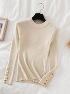 2025 sweater pullovers khaki casual autumn winter
