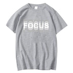 Men's 100% Cotton High Quality Casual Sports Loose Oversized T-shirt Tops