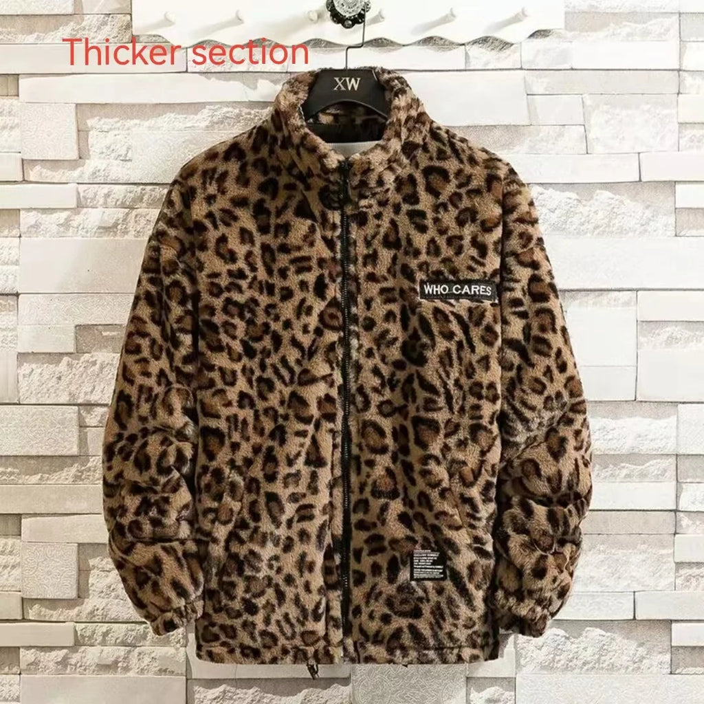 Print Jacket Loose and Comfortable Cotton-padded Jacket Fashion Men's and Women's