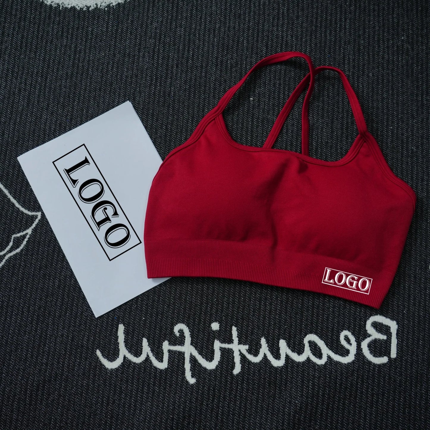 Yoga Sports Dynamic Backless Bra Medium Support Padded Gym Crop Top