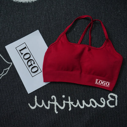 Yoga Sports Dynamic Backless Bra Medium Support Padded Gym Crop Top