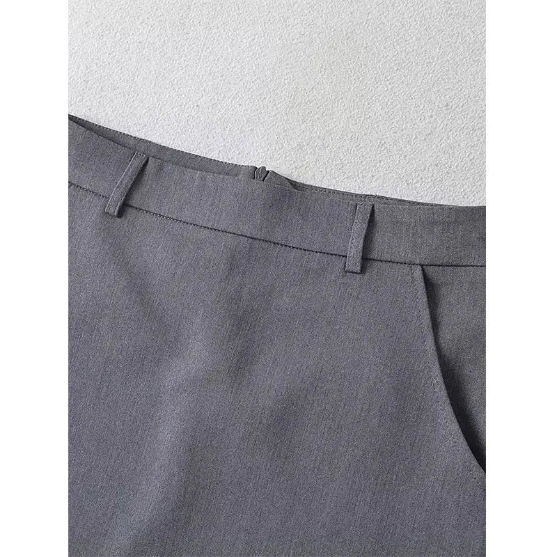 Women Mini Skirt Vintage High Waist