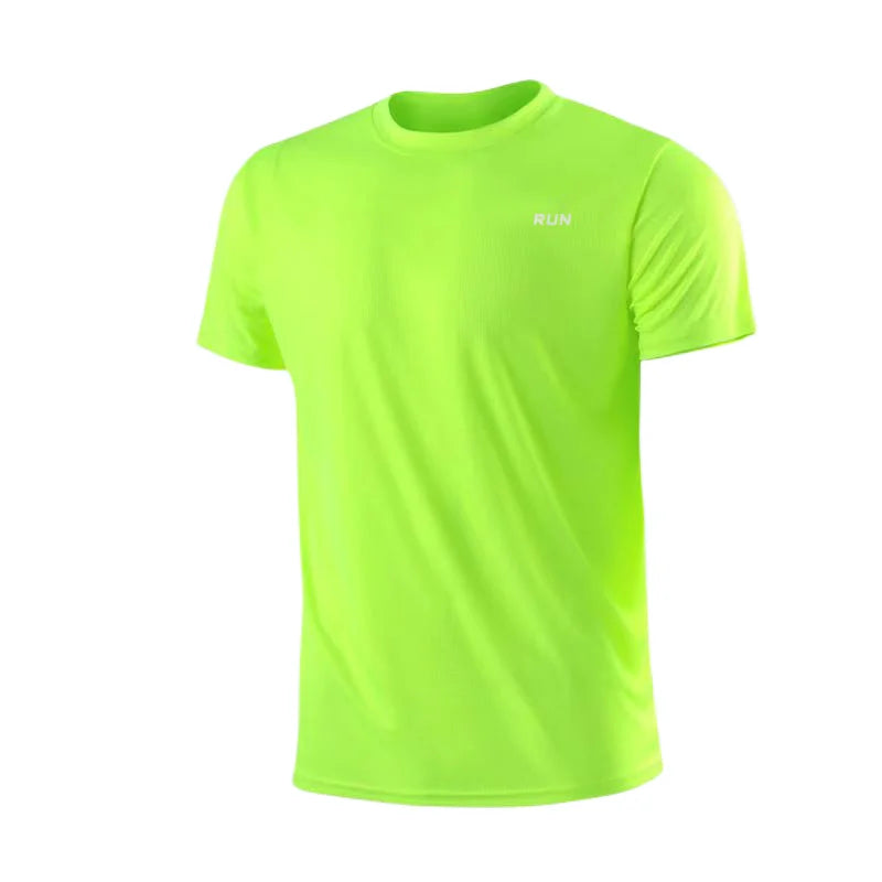 Men's Quick Dry Short Sleeve Gym Running T-Shirt