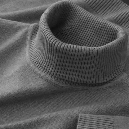 New Mens Sweaters Solid Color business Tops