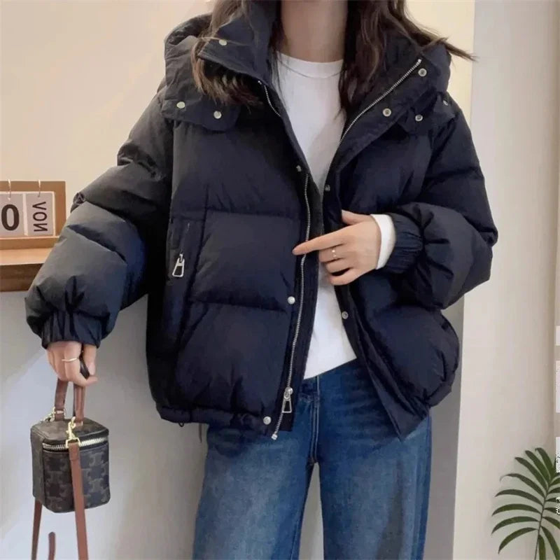 Warm Loose Puffer Jacket For Female