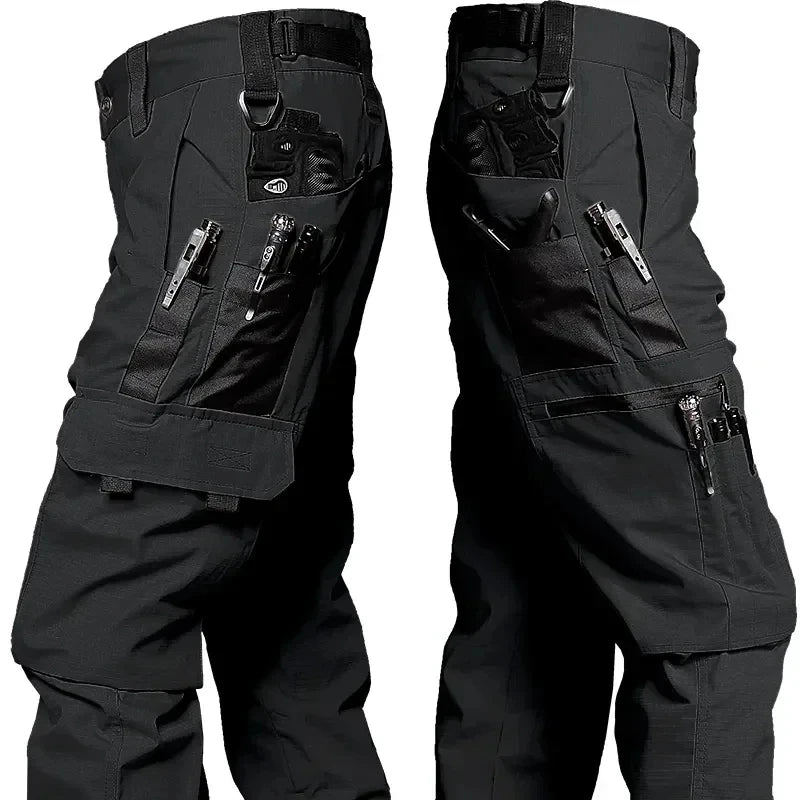 Men Waterproof Multi-pocket Wear-resistant Cargo Pant