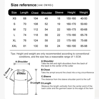 Men's Women Vintage T-Shirts Street Hip Hop Casual Cotton Short Sleeve