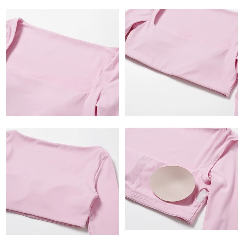 Sports Long sleeved Wear T-shirt Top