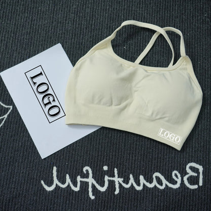 Yoga Sports Dynamic Backless Bra Medium Support Padded Gym Crop Top