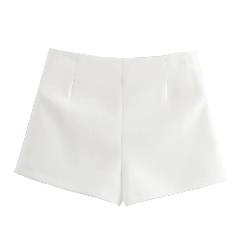 Pink White Mini Skirt For Women Summer Shorts