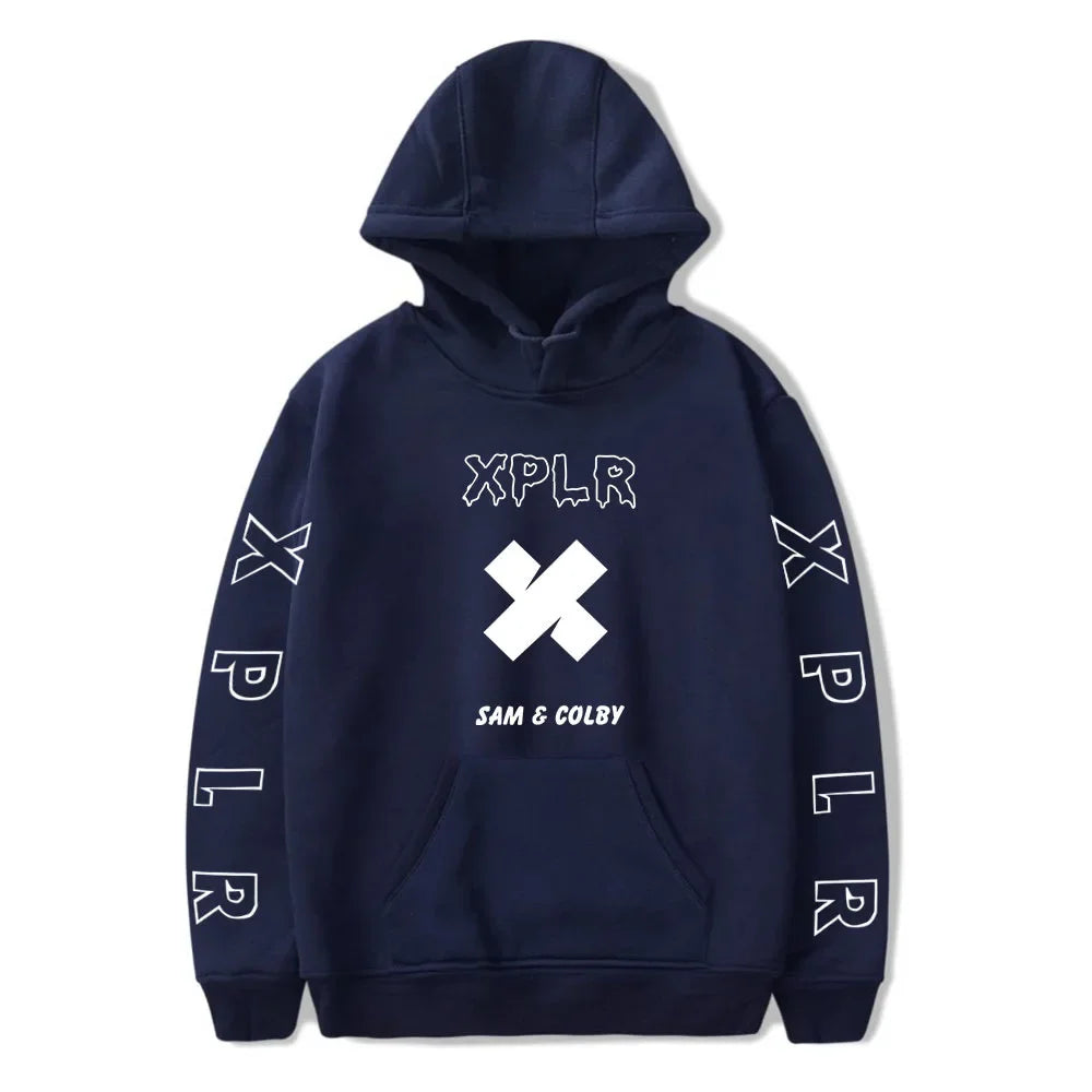 Printed Sam and Colby Hoodies Sweatshirts