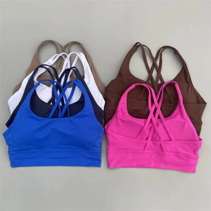 Women Fitness Bra Tights with Chest Pad