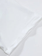 Men's 100% pure cotton print casual comfortable round neck T-shirt top