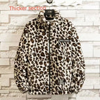 Print Jacket Loose and Comfortable Cotton-padded Jacket Fashion Men's and Women's