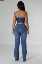 Women's Denim Pants Night Club Party Jeans