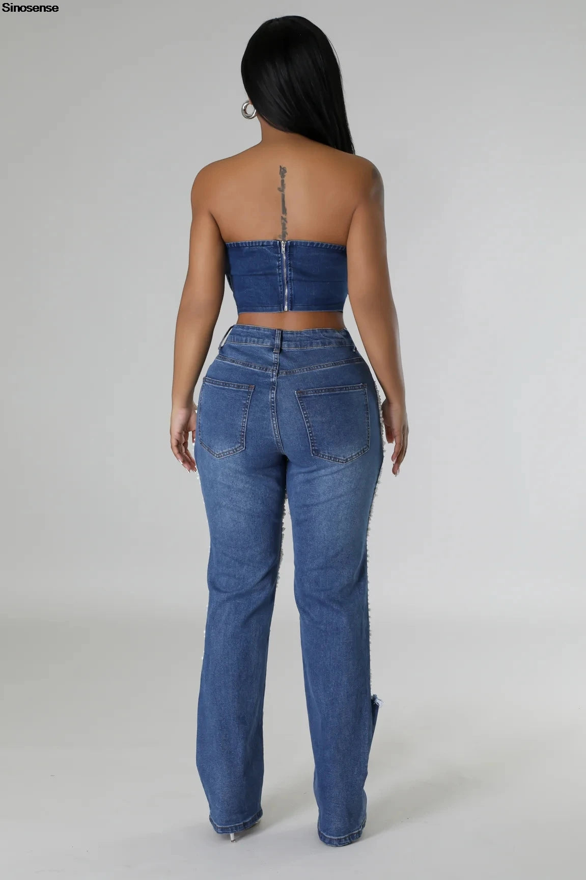 Women's Denim Pants Night Club Party Jeans