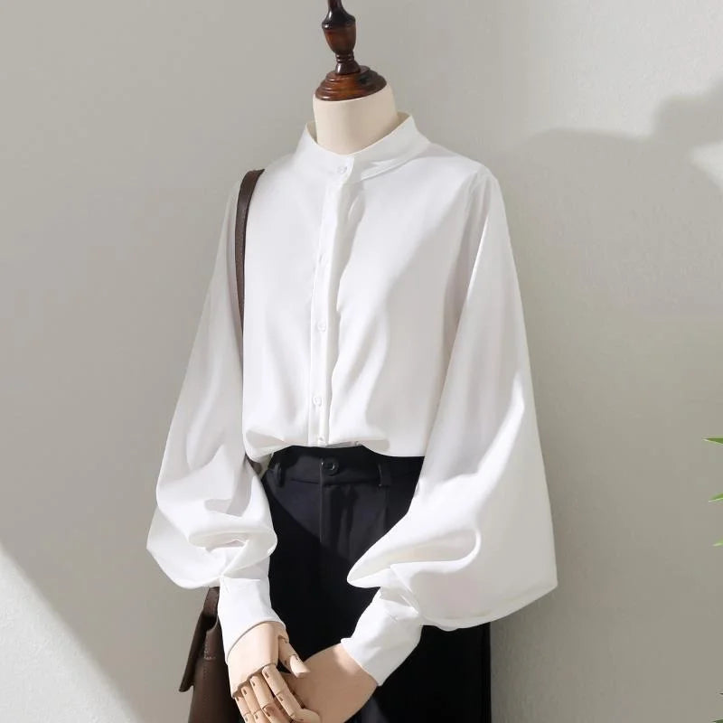 Woman Spring Autumn Style Blouses Shirt Lady Long Sleeve