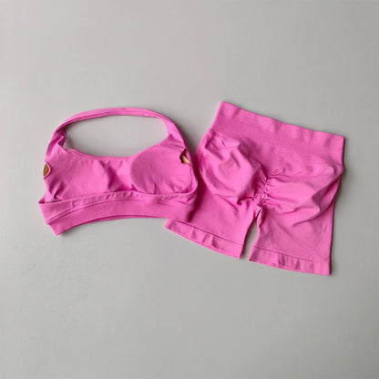 Women's Sports Bras Shorts set