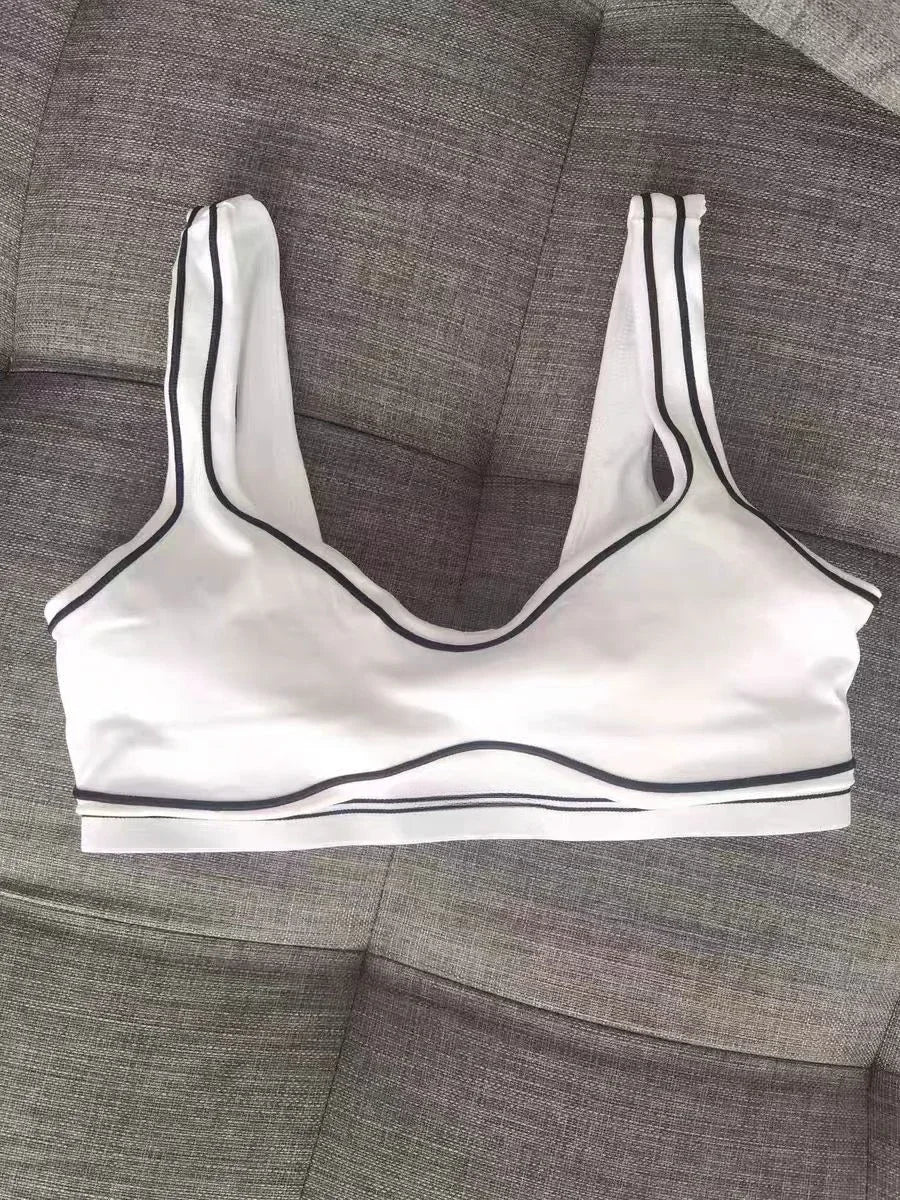 Sport Bra for Women Slimming Elastic Fitness Running Set