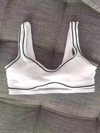 Sport Bra for Women Slimming Elastic Fitness Running Set