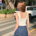 Women's Cropped Tops with Bra